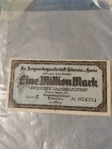 Geldschein 1000000 mark - geldschein,