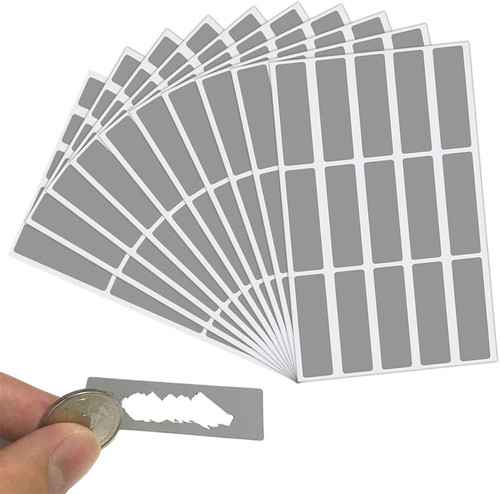 150 stück rubbel etiketten - 150,