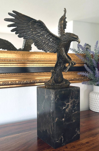 Bronze adler falke - bronze,