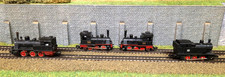 Spur N, 4 Dampfloks Arnold und
