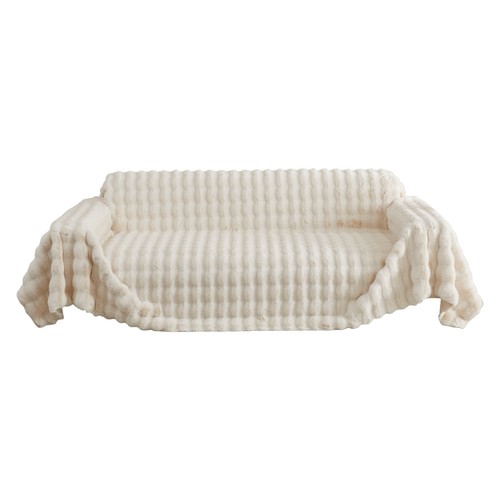 Plüsch sofa überwurf - plüsch,