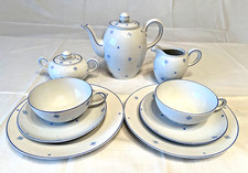 Volkstedt Porzellan Kaffeeservice Service für 2 Personen 1950er Vintage