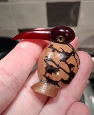 YZ Vogel Tagua Nuss Kirsche