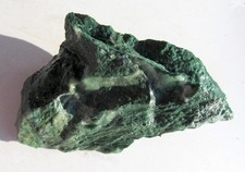Prasem, Afrika Jade, Rohstein Mineral 225 g. (M1741)