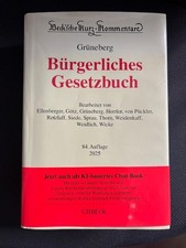Grüneberg BGB aktuelle 84. Auflage 2025
