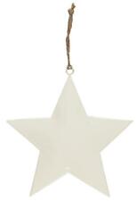 Metall Stern weiß