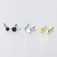 Kleine Ohrstecker Sechseck