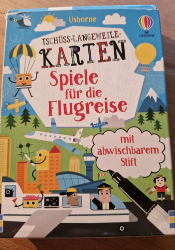 Tschüss-Langeweile-Karten