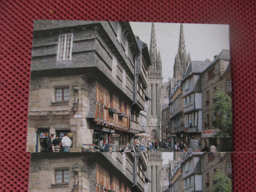 0134 cpsm quimper rue - rue, kereon