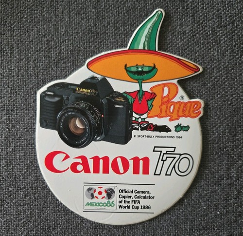 Werbe aufkleber canon - canon, t70