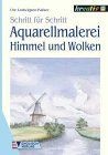 Aquarellmalerei wolken und - wolken,