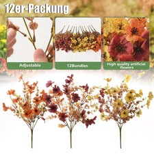 12 Konvolut Kunstblumen 1