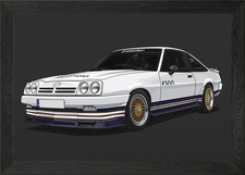 Opel Manta i200 grau gerahmtes