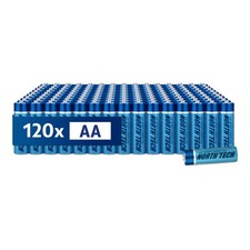 AA Batterien  120x North Tech | 1,5V Mignon R6 Super Heavy Duty | auslaufsicher