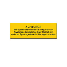 BW Achtung ! Sprachbetrieb
