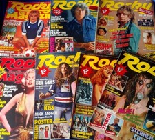 Musikzeitschrift ROCKY das Freizeitmagazin 1978-1980 mit Poster zum raussuchen
