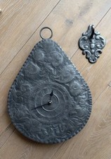 Zinn Wanduhr mit Junghans