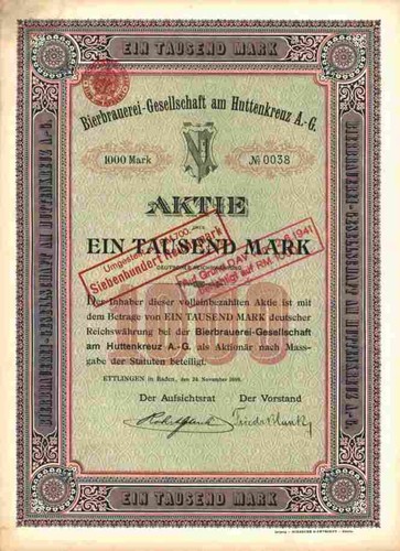 Brauerei huttenkreuz ag - huttenkreuz,