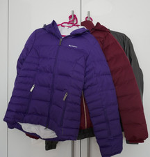 Quechua Lila/H&M weinrot/Street One dunkelgrau gr.36/S  3 Winterjacken