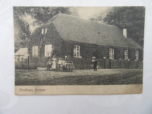 Ansichtskarte forsthaus bredow - ansichtskarte,
