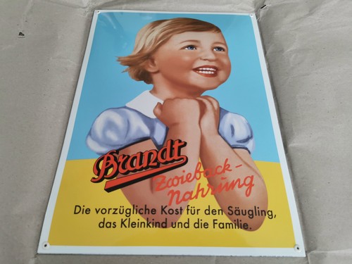 Brandt zwieback emaileschild - zwieback,
