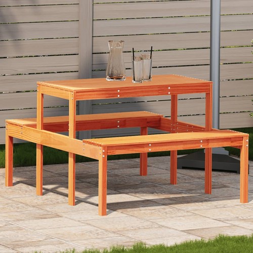 Picknicktisch wachsbraun - picknicktisch,