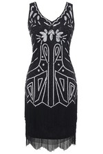 20er Jahre Paillettenkleid