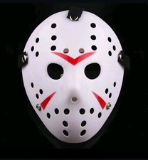 Halloween Jason Maske Kostüm Party Hockey weiß Verkleidung leicht Plastik