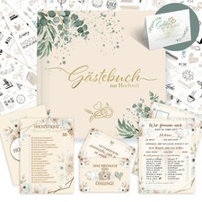 Gästebuch Hochzeit mit Fragen