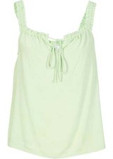 Blusentop aus nachhaltiger Viskose Gr. 42 Softminze Damen Bluse Sommer-Top Neu*