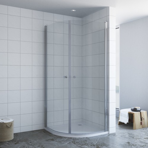 90x90x195 duschkabine - cm,