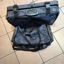 Kofferset. Reisetasche + Koffer mit Rollen. Blau. Neuwertig.