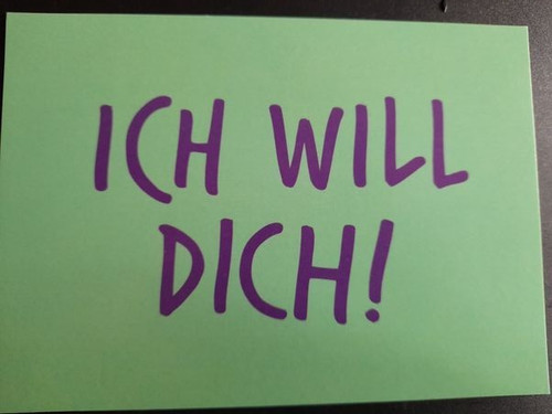 Edgar freecards ich - will, dich
