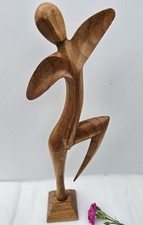 Abstrakte holzskulptur moderne - abstrakte,