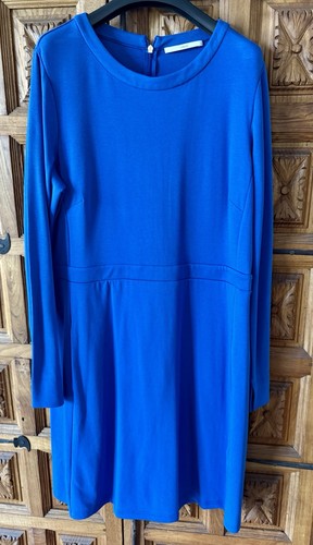 Lanius damenkleid mittelblau - damenkleid,