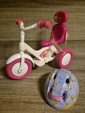 Baby Born Fahrrad/Dreirad mit Fahrrad Helm