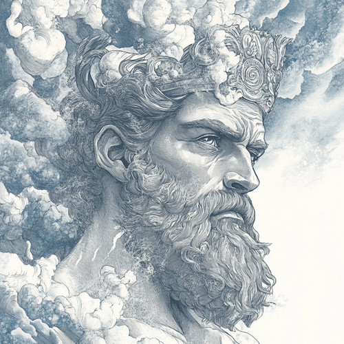 Wandtattoo aufkleber zeus gott - aufkleber,