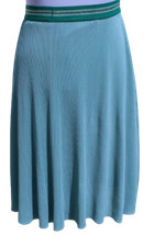 Sheego Damen Rock Grün Gr. 42