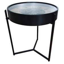 Couchtisch - schwarz-beige -