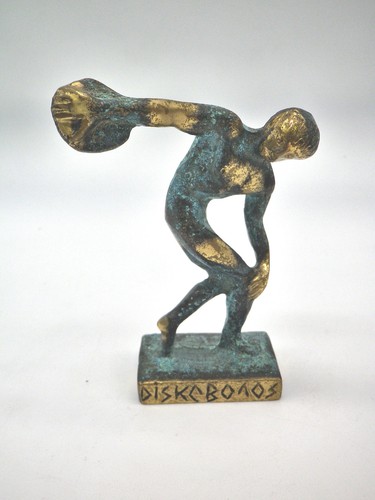 Diskuswerfer figur sportler - diskuswerfer,