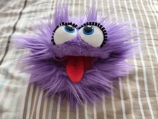 Living Puppets Handpuppe Lila Troll rote Zunge