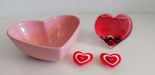Keramik schale herzform - schale,