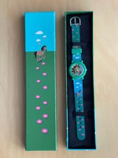 Kinderarmbanduhr "Pferd / Horse" / grün / Plastik