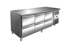 Gastro Edelstahl Kühltisch