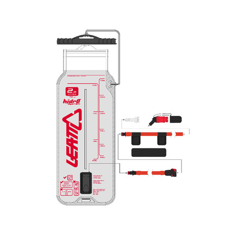 Leatt trinkblase flat clean - flat,