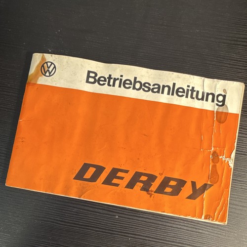 Derby betriebsanleitung - vw,
