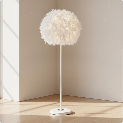 Federstehlampe flauschig - federstehlampe,