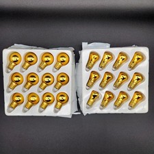 24er Set Weihnachtshaus Glas