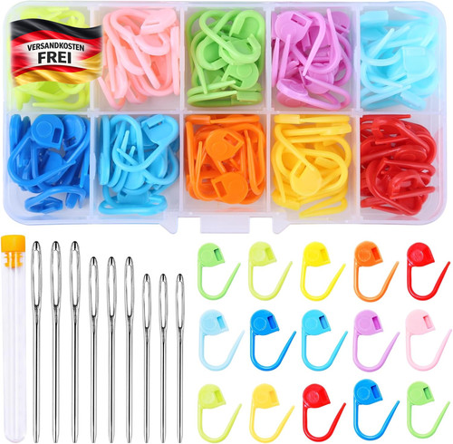 Häkelmaschenmarkierer set 130 - häkelmaschenmarkierer,