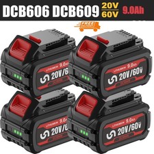 4x 20V 54V 60V 9Ah Battery For